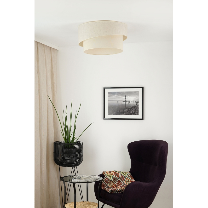 Brilagi - Stropní svítidlo SHINE 1xE27/15W/230V pr. 50 cm krémová