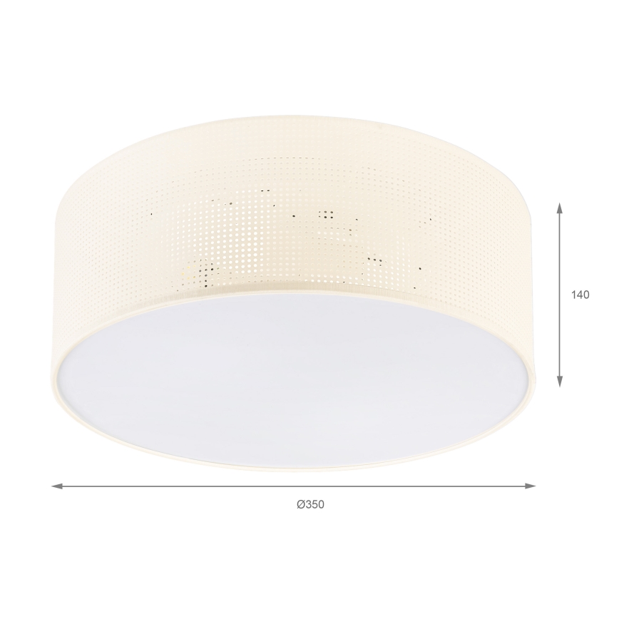 BRILAGI - Stropní svítidlo SIRIJA MODERN 2xE27/60W/230V pr. 35 cm krémová
