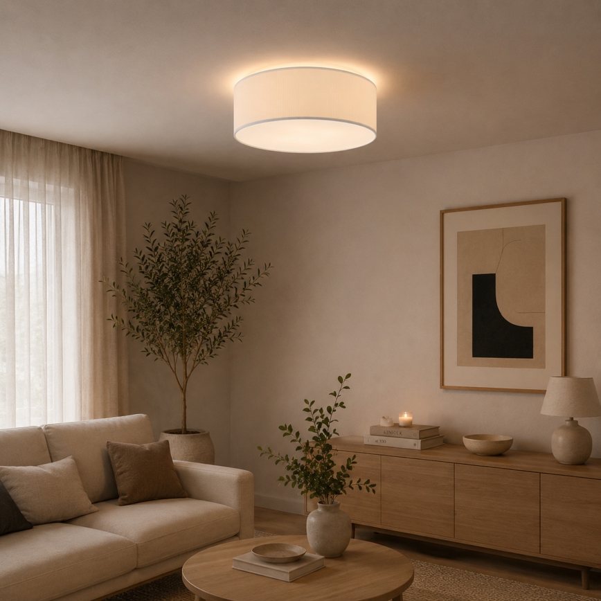 Brilagi - Stropní svítidlo SIRIJA MODERN 4xE27/60W/230V pr. 45 cm krémová