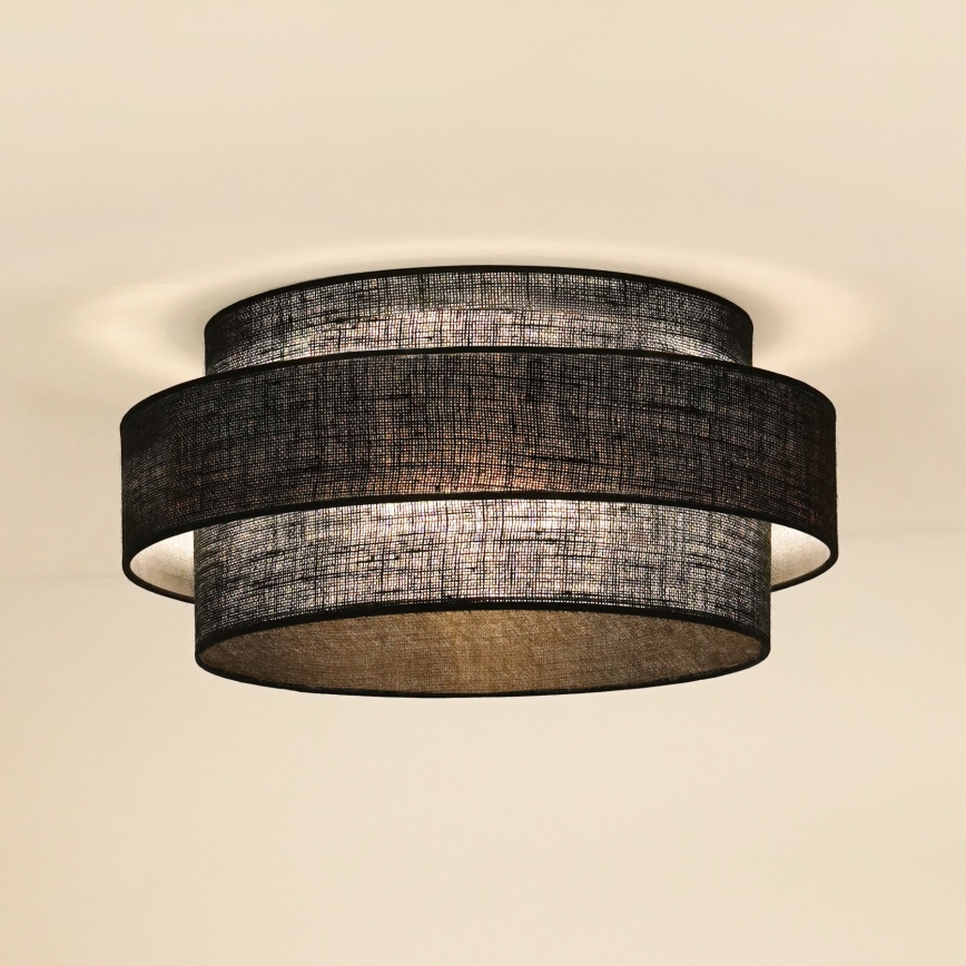 Brilagi - Stropní svítidlo SPACE YUTE LED/12W/230V pr. 50 cm 3000K/4000K/6400K černá