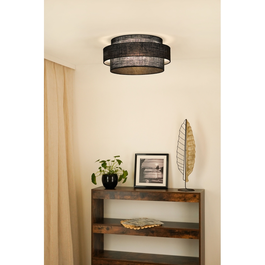 Brilagi - Stropní svítidlo SPACE YUTE LED/12W/230V pr. 50 cm 3000K/4000K/6400K černá