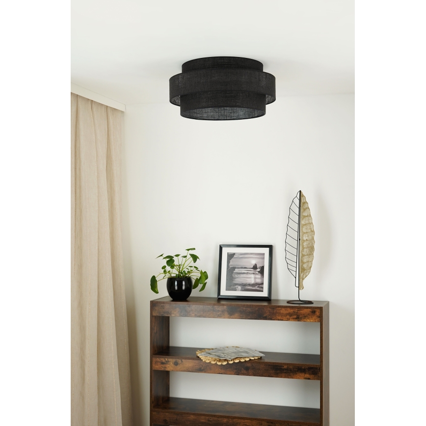 Brilagi - Stropní svítidlo SPACE YUTE LED/12W/230V pr. 50 cm 3000K/4000K/6400K černá