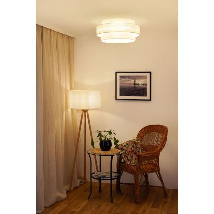 Brilagi - Stropní svítidlo SPACE YUTE LED/12W/230V pr. 50 cm 3000K/4000K/6400K krémová