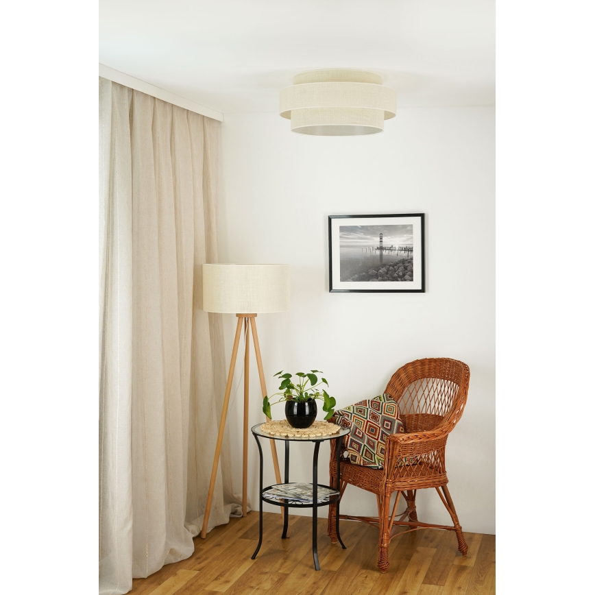 Brilagi - Stropní svítidlo SPACE YUTE LED/12W/230V pr. 50 cm 3000K/4000K/6400K krémová