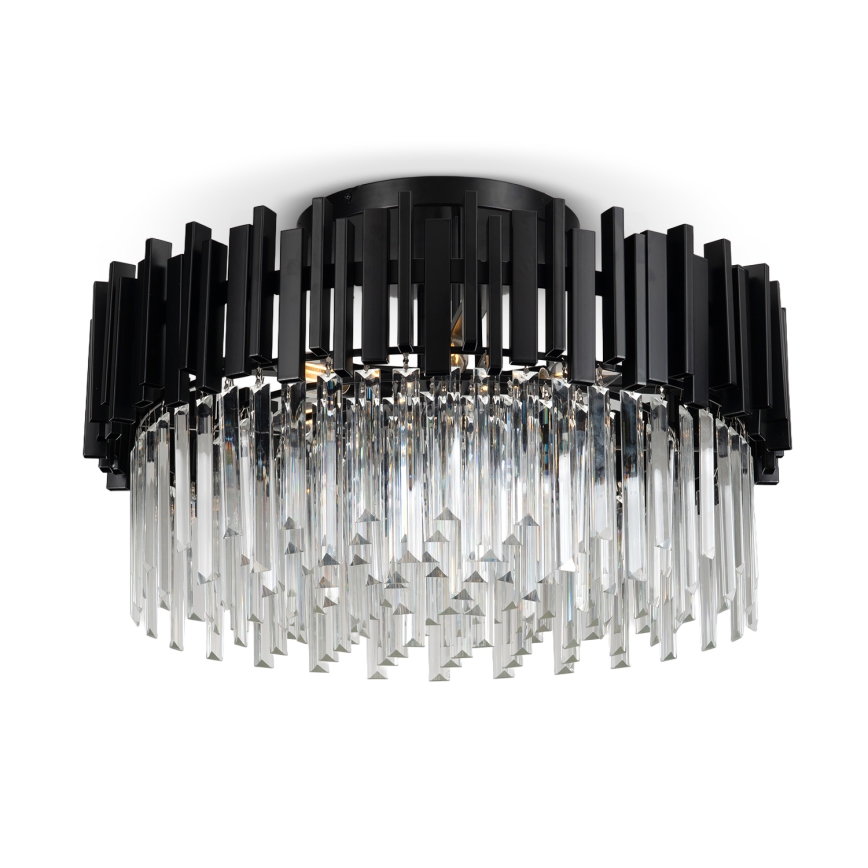 BRILAGI - Stropní svítidlo VERVE 6xE14/40W/230V pr. 60 cm černá