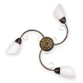 BRILAGI - Stropní svítidlo VINE 3xE27/40W/230V pr. 75 cm patina/mosaz