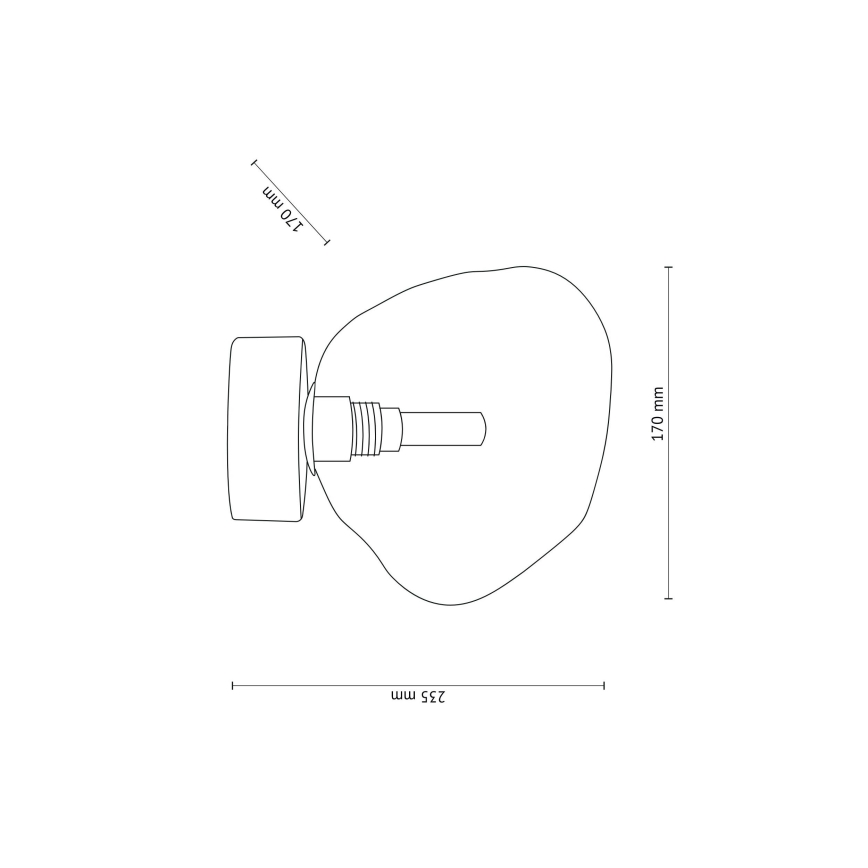 Brilagi - Stropní svítidlo VULCANO 1xG9/8W/230V hnědá/kouřová béžová