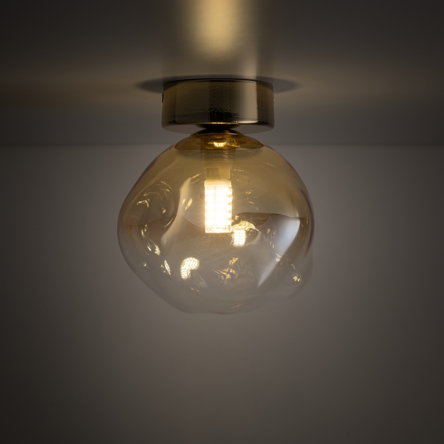 Brilagi - Stropní svítidlo VULCANO 1xG9/8W/230V zlatá/kouřová béžová