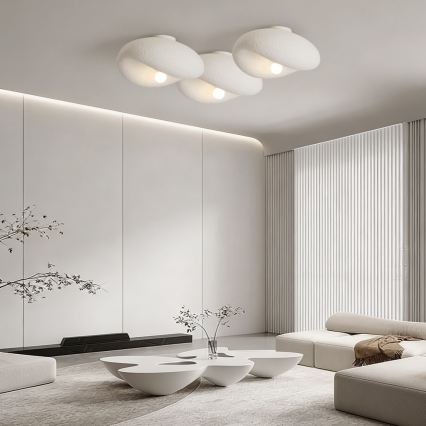 BRILAGI - Stropní svítidlo WABI SABI 1xE27/60W/230V pr. 40 cm bílá