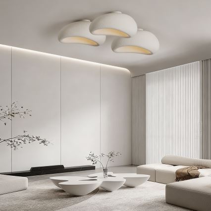 BRILAGI - Stropní svítidlo WABI SABI 1xE27/60W/230V pr. 50 cm bílá
