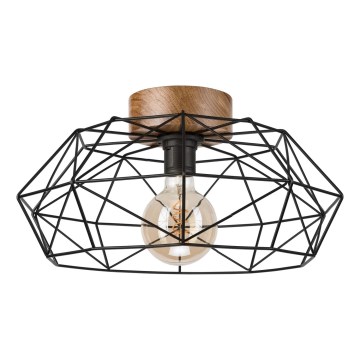 Brilagi - Stropní svítidlo WOODY BASKET 1xE27/60W/230V pr. 40 cm dub ořech