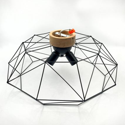 Brilagi - Stropní svítidlo WOODY BASKET 3xE27/60W/230V pr. 60 cm dub