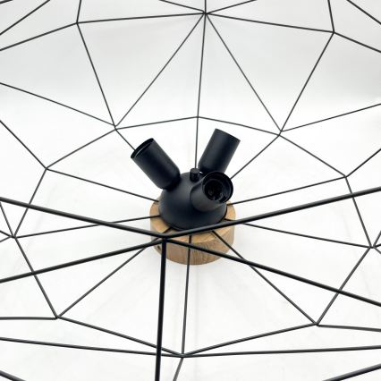 Brilagi - Stropní svítidlo WOODY BASKET 3xE27/60W/230V pr. 80 cm dub