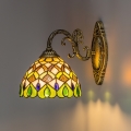 Brilagi - Tiffany vitrážová nástěnná lampa MARGARET 1xE27/40W/230V