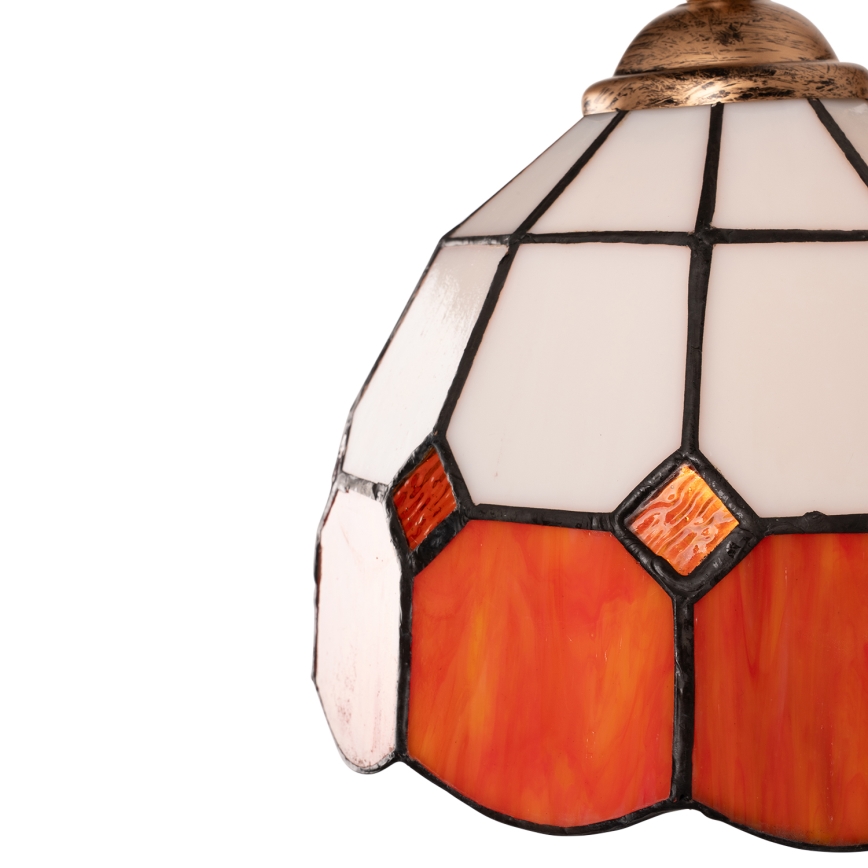 Brilagi - Tiffany vitrážová nástěnná lampa SIENNA 1xE14/40W/230V