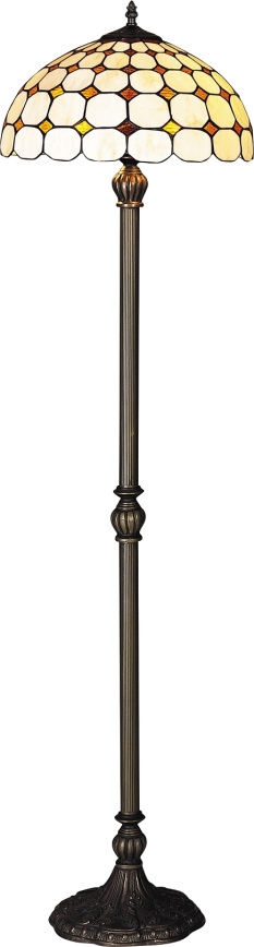 Brilagi - Tiffany vitrážová stojací lampa DORAN 2xE27/60W/230V