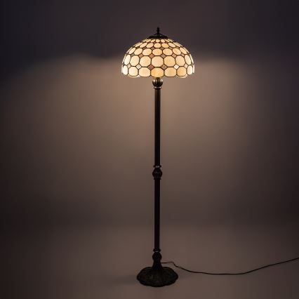 Brilagi - Tiffany vitrážová stojací lampa DORAN 2xE27/60W/230V