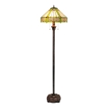 BRILAGI - Tiffany vitrážová stojací lampa EMERALD 2xE27/60W/230V