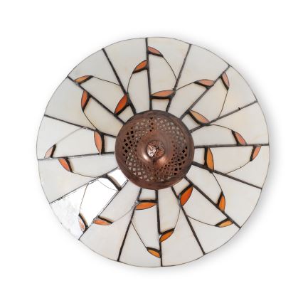 Brilagi - Tiffany vitrážová stojací lampa FOLIA 2xE27/60W/230V