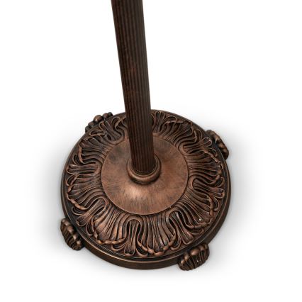 Brilagi - Tiffany vitrážová stojací lampa FOLIA 2xE27/60W/230V