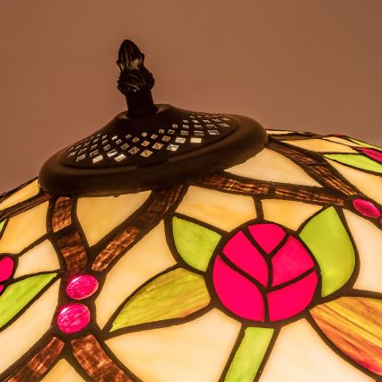 Brilagi - Tiffany vitrážová stojací lampa GARLAN 2xE27/60W/230V