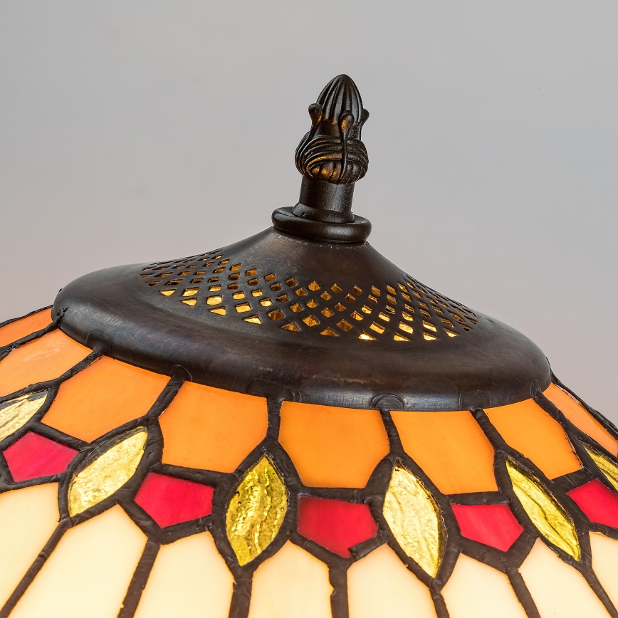 Brilagi - Tiffany vitrážová stojací lampa LUISA 2xE27/60W/230V