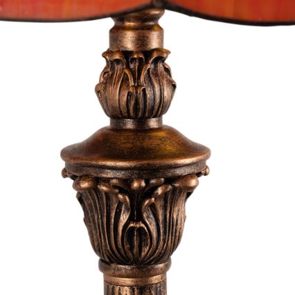 BRILAGI - Tiffany vitrážová stojací lampa SIENNA 2xE27/60W/230V