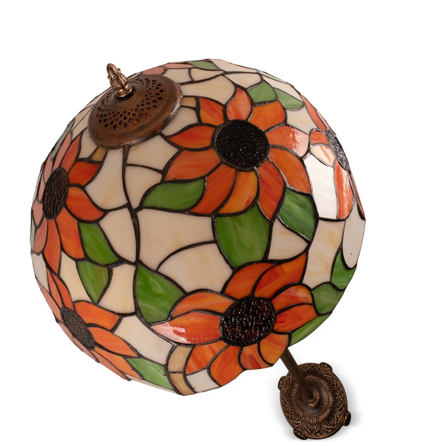 Brilagi - Tiffany vitrážová stojací lampa SUNFLOWER 2xE27/60W/230V