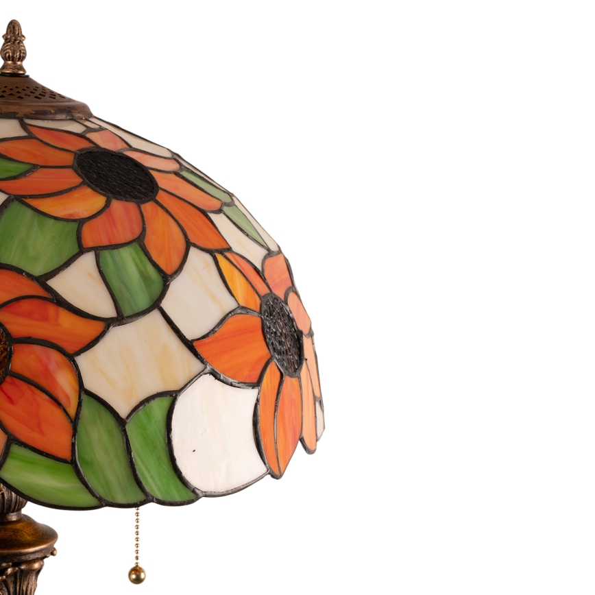 Brilagi - Tiffany vitrážová stojací lampa SUNFLOWER 2xE27/60W/230V