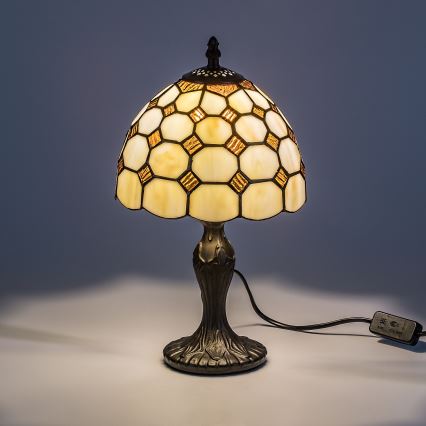 Brilagi - Tiffany vitrážová stolní lampa DORAN 1xE14/40W/230V