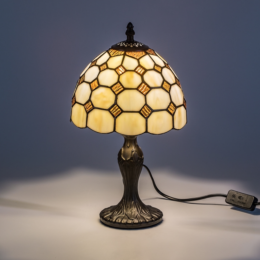 Brilagi - Tiffany vitrážová stolní lampa DORAN 1xE14/40W/230V