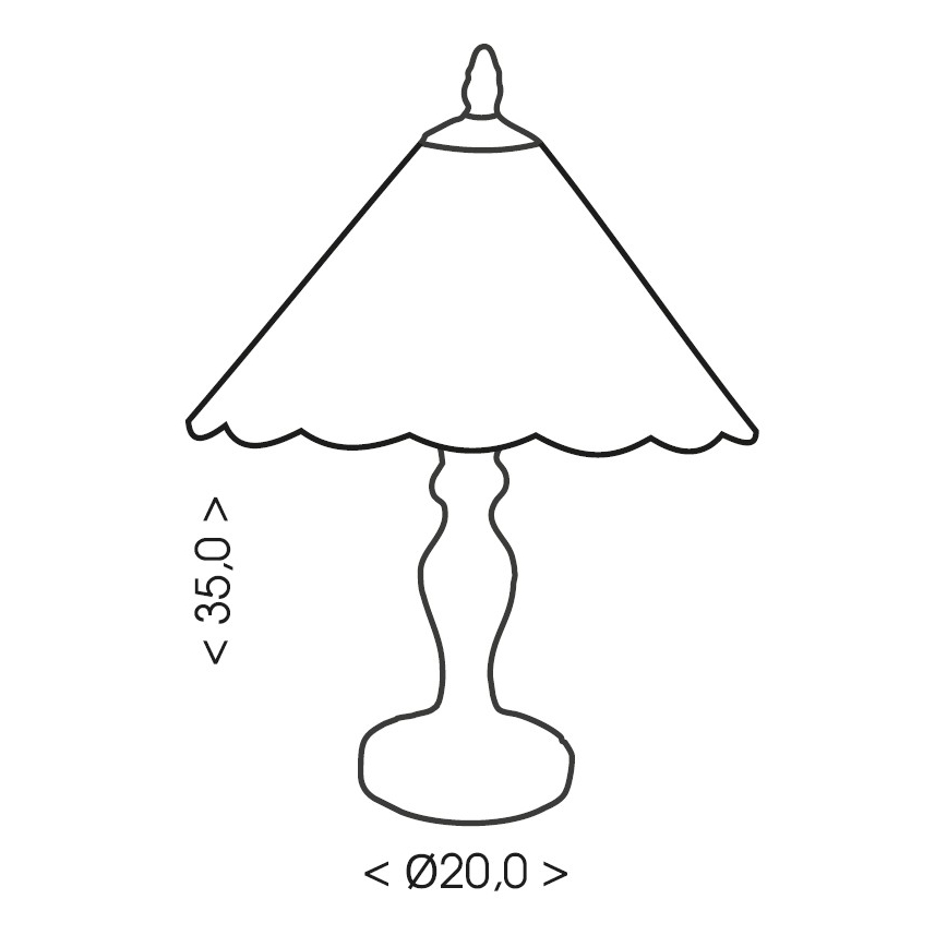 Brilagi - Tiffany vitrážová stolní lampa FOLIA 1xE27/60W/230V