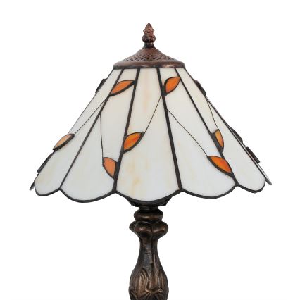 Brilagi - Tiffany vitrážová stolní lampa FOLIA 1xE27/60W/230V