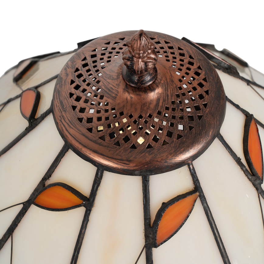 Brilagi - Tiffany vitrážová stolní lampa FOLIA 1xE27/60W/230V