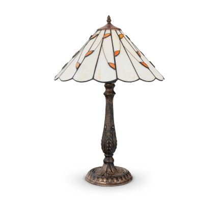 Brilagi - Tiffany vitrážová stolní lampa FOLIA 2xE27/60W/230V