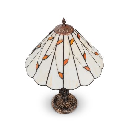 Brilagi - Tiffany vitrážová stolní lampa FOLIA 2xE27/60W/230V