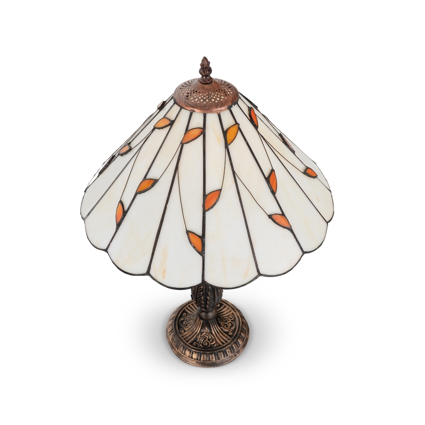 Brilagi - Tiffany vitrážová stolní lampa FOLIA 2xE27/60W/230V