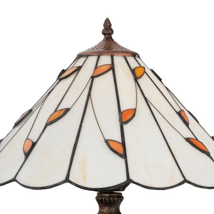 Brilagi - Tiffany vitrážová stolní lampa FOLIA 2xE27/60W/230V