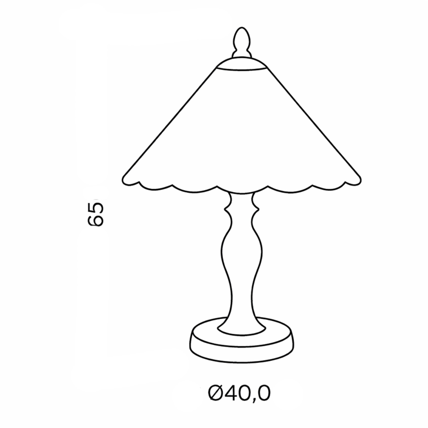 Brilagi - Tiffany vitrážová stolní lampa FOLIA 2xE27/60W/230V