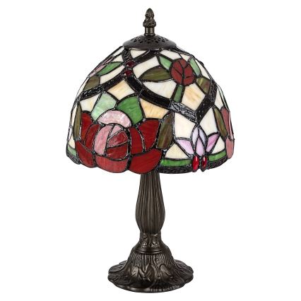 Brilagi - Tiffany vitrážová stolní lampa GARLAN 1xE14/40W/230V