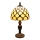 BRILAGI - Tiffany vitrážová stolní lampa IVORY SMOOTH 1xE27/60W/230V