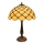BRILAGI - Tiffany vitrážová stolní lampa IVORY SMOOTH 2xE27/60W/230V