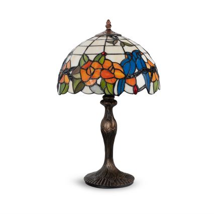 Brilagi - Tiffany vitrážová stolní lampa JUNGLE 1xE27/60W/230V