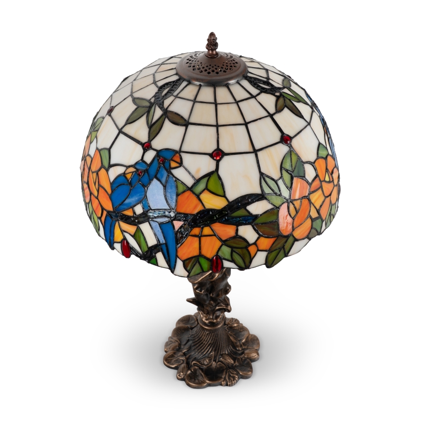 Brilagi - Tiffany vitrážová stolní lampa JUNGLE 1xE27/60W/230V