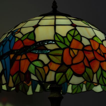 Brilagi - Tiffany vitrážová stolní lampa JUNGLE 2xE27/60W/230V