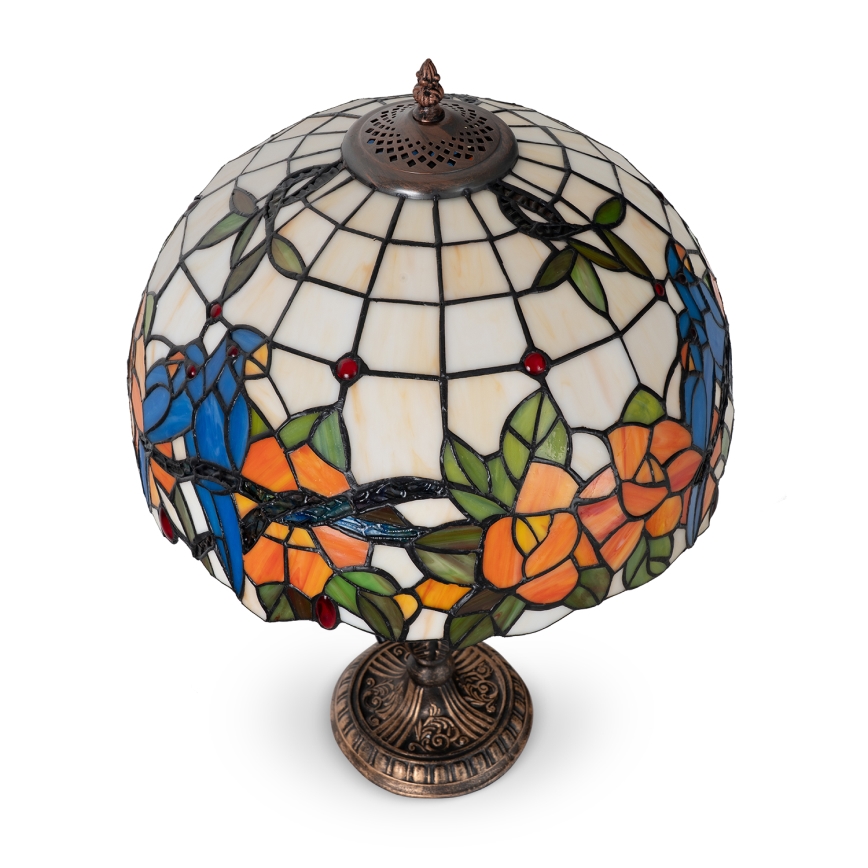 Brilagi - Tiffany vitrážová stolní lampa JUNGLE 2xE27/60W/230V