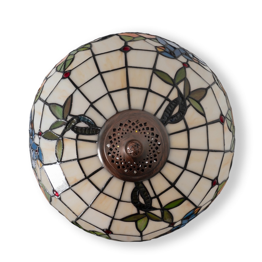 Brilagi - Tiffany vitrážová stolní lampa JUNGLE 2xE27/60W/230V