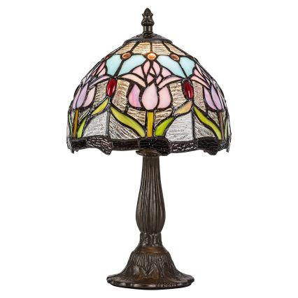 Brilagi - Tiffany vitrážová stolní lampa LORAS 1xE14/40W/230V