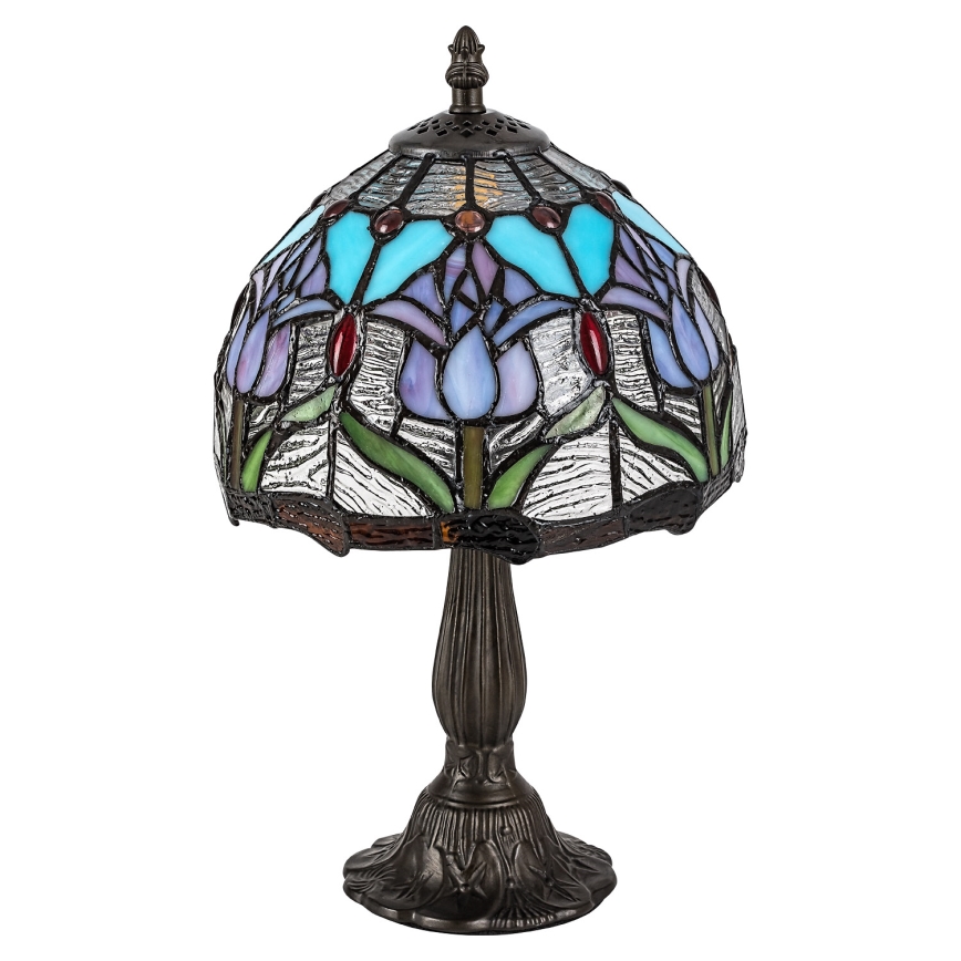 Brilagi - Tiffany vitrážová stolní lampa LORAS 1xE14/40W/230V