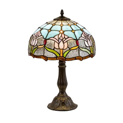 Brilagi - Tiffany vitrážová stolní lampa LORAS 1xE27/40W/230V